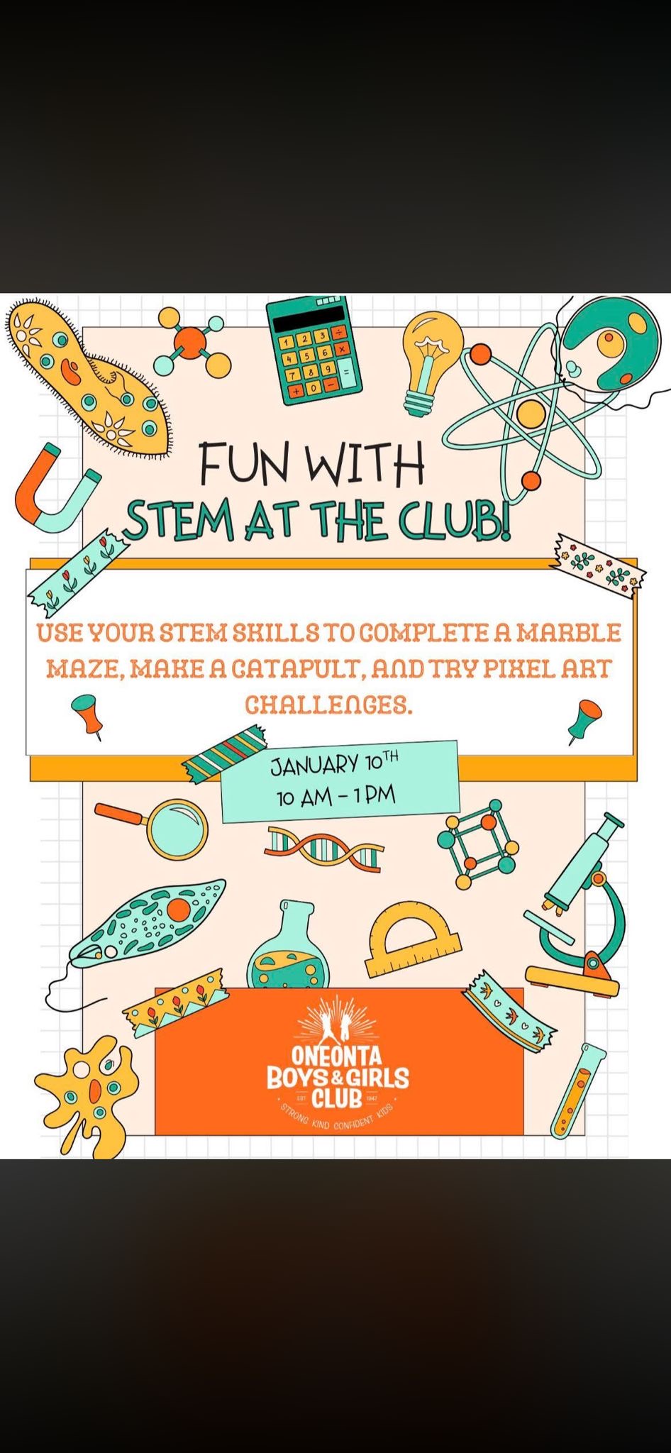 Fun with STEM at the club!